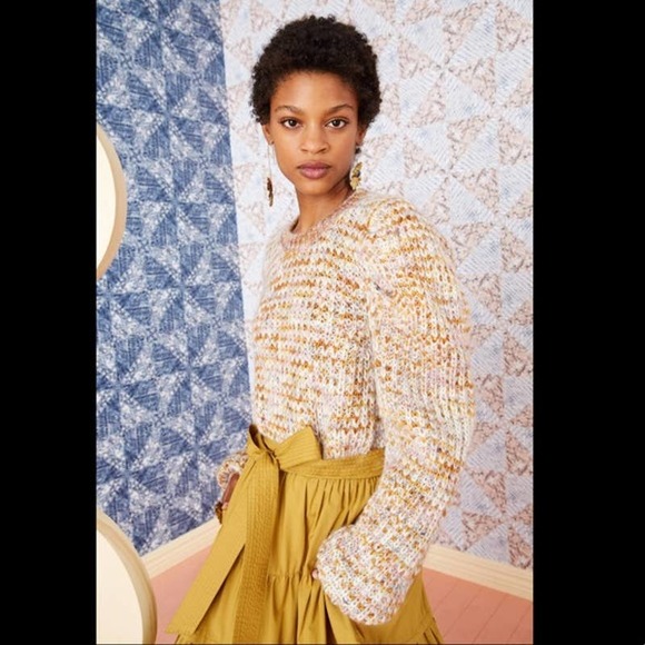 Ulla Johnson Rosina Knit Pullover Sweater Fawn Sz S - Picture 2 of 10